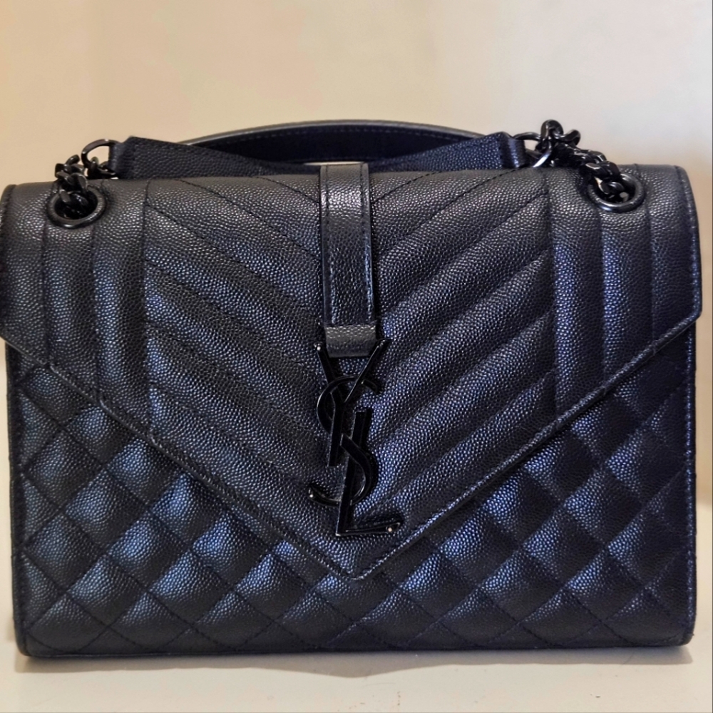 Ysl triquilt envolope handbag